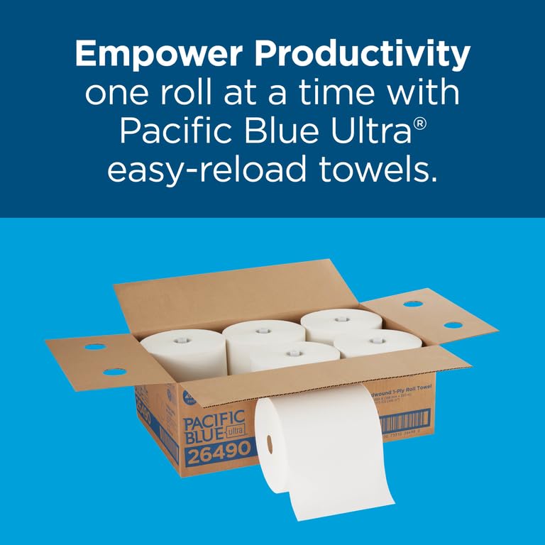 8" High-Capacity Automated Touchless Paper Towel Dispenser by GP PRO, 12.9" W x 9" D x 16" H