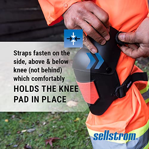 [1 Pair] Knee Pads w/ Built-In Gel Pack for Max Comfort & Durability, Mesh Bag Included