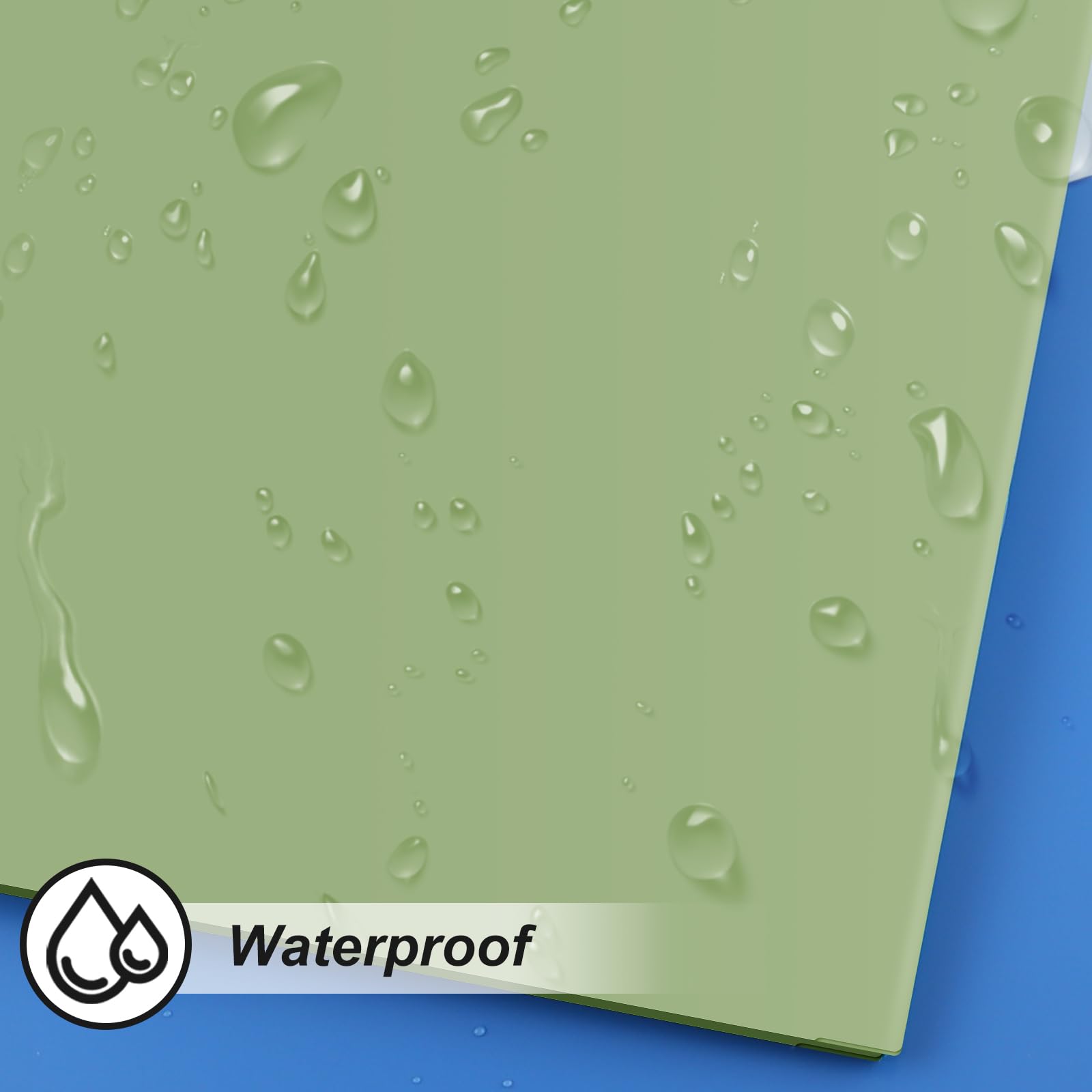 [6 & 60 Pack] ViVin Heavy Duty Folders with Clear Front Pocket, Plastic Folder with fastener