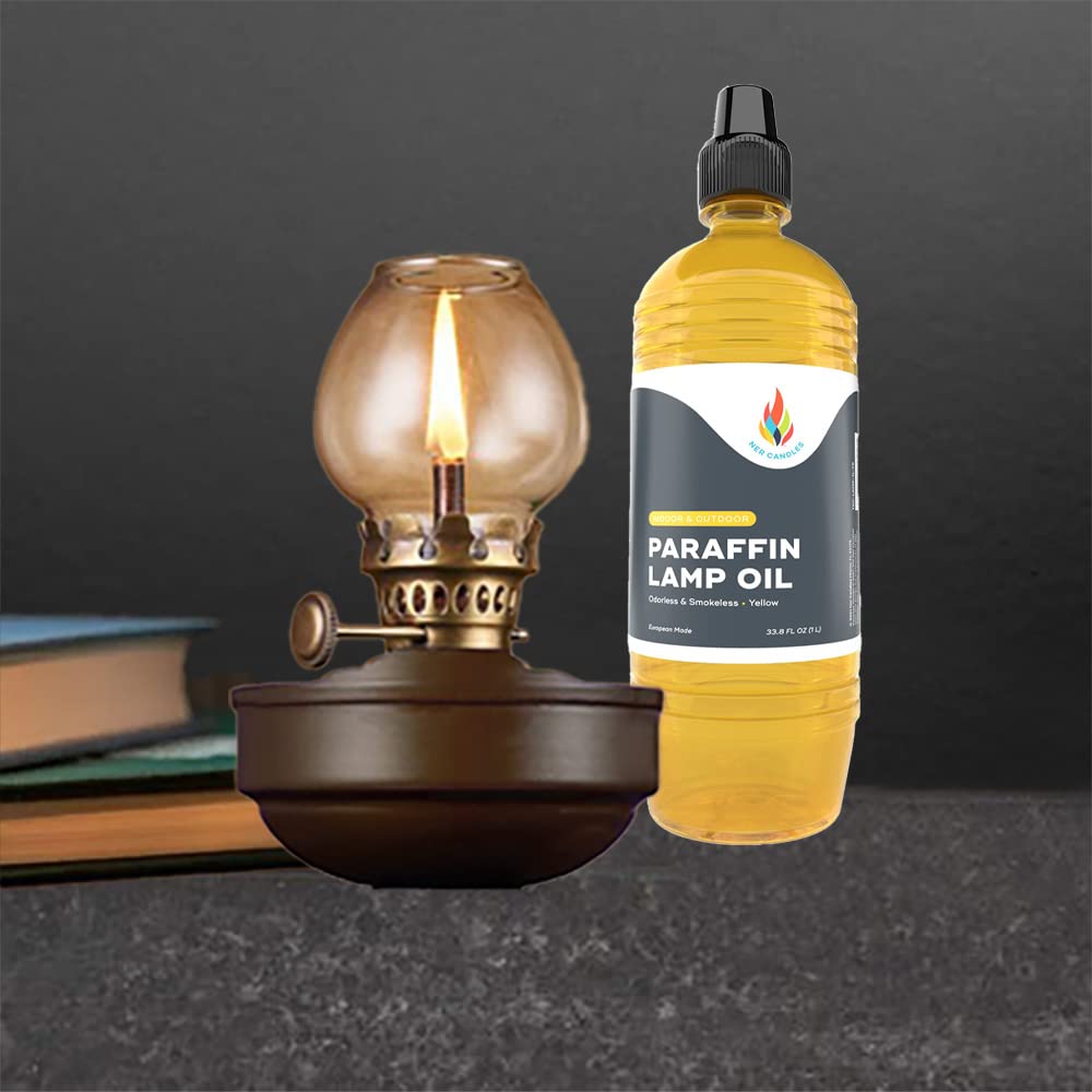 Liquid Paraffin Lamp Oil - 1 Liter 99% SMOKELESS & ODORLESS