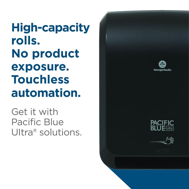 8" High-Capacity Automated Touchless Paper Towel Dispenser by GP PRO, 12.9" W x 9" D x 16" H