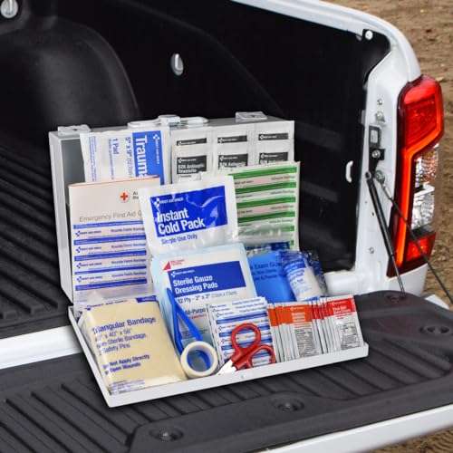 First Aid Only 9302-25M 25-Person Contractor's Emergency First Aid Kit, 178 Pieces