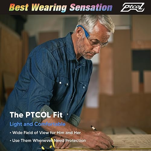 [28 PCS] Safety Glasses (Bulk Pack of 24+4) with ANSI Z87.1 Certified