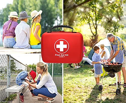 SHBC Waterproof First Aid Kit (228pcs) with All Basic or Advanced Supplies You Need.