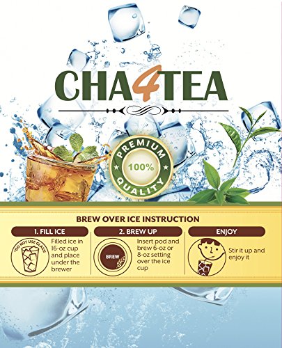 [36 Packs] Unsweetened Black Iced Tea Pods for Keurig K-Cup Brewers