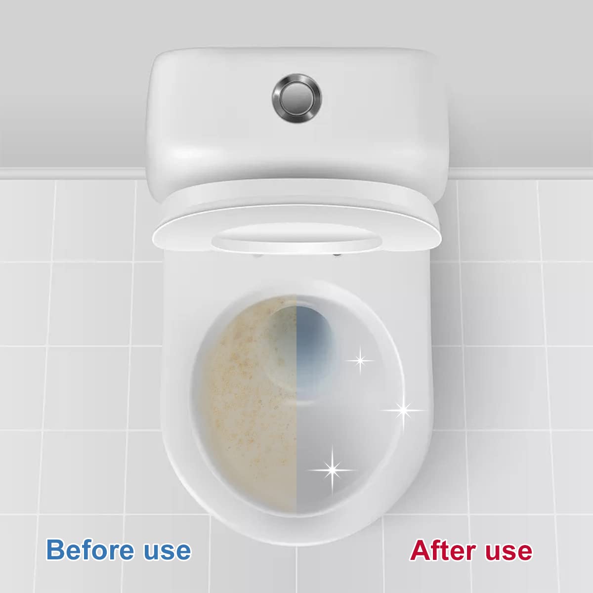 [12/26/40 PACK] KIISIISO Toilet Bowl Cleaners