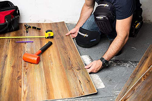 [1 Pair] Construction Gel Knee Pads with Adjustable Non-Slip Straps