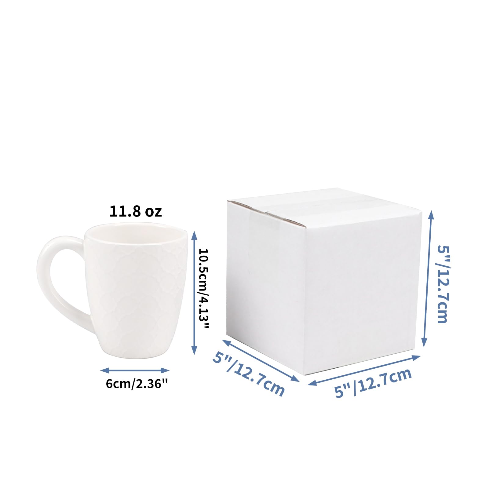 White Corrugated Cardboard Box (Set of 25)