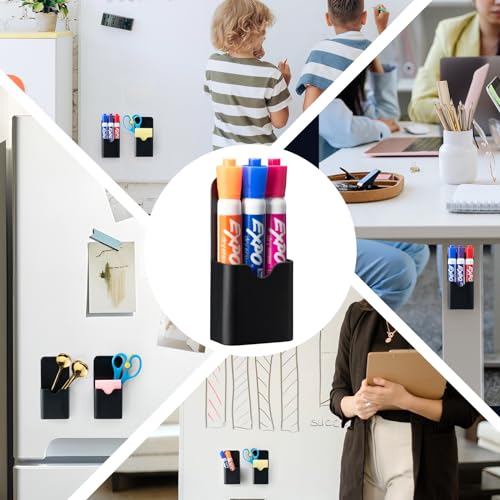 [2 Packs] Magnetic Whiteboard Pen & Marker Holder