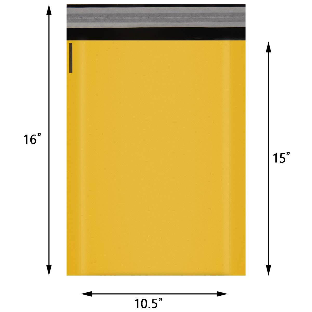 [25 Pack] #5, 10.5x16 100% Biodegradable Bubble Mailers