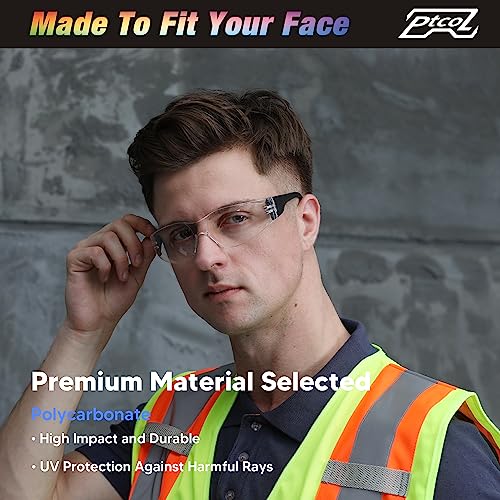 [28 PCS] Safety Glasses (Bulk Pack of 24+4) with ANSI Z87.1 Certified