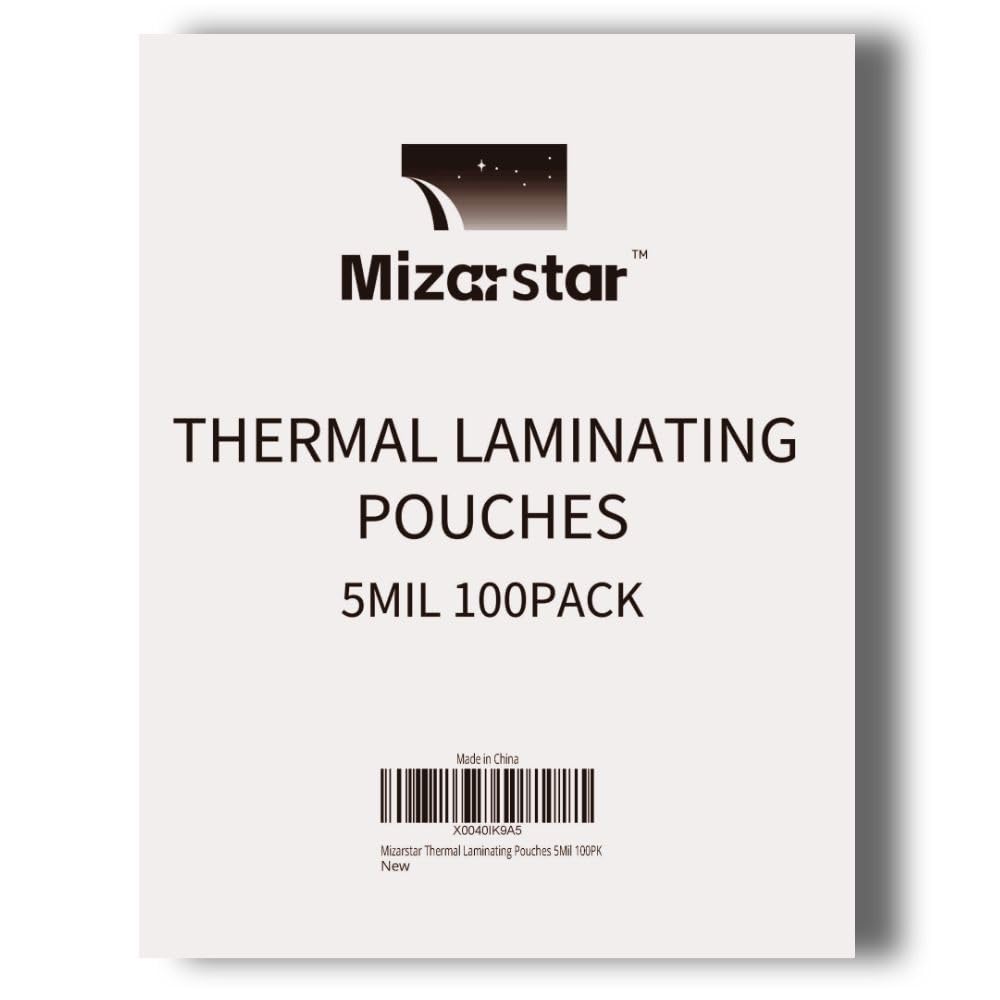 [50/100 Pack] Thermal Laminating Pouches, 9 x 11.5 Inches, 5 Mil, Letter Size