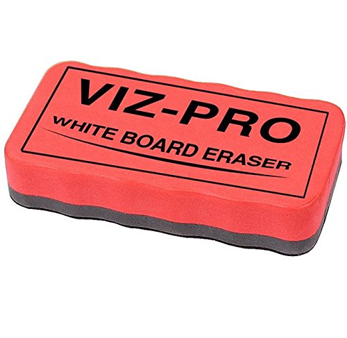 [1 Set] Double-Sided Magnetic Mobile Whiteboard with 3 Erasers