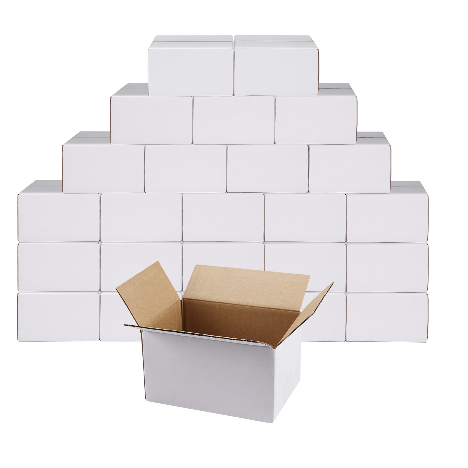 White Corrugated Cardboard Box (Set of 25)