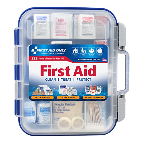 OSHA-Compliant All-Purpose 100-Person Emergency First Aid Kit, 335 Pieces