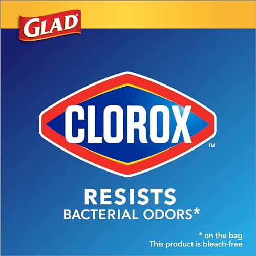 Glad Trash Bags, Small Garbage Bags, 4 Gallon Lemon Fresh Scent - 34 / 80 Ct