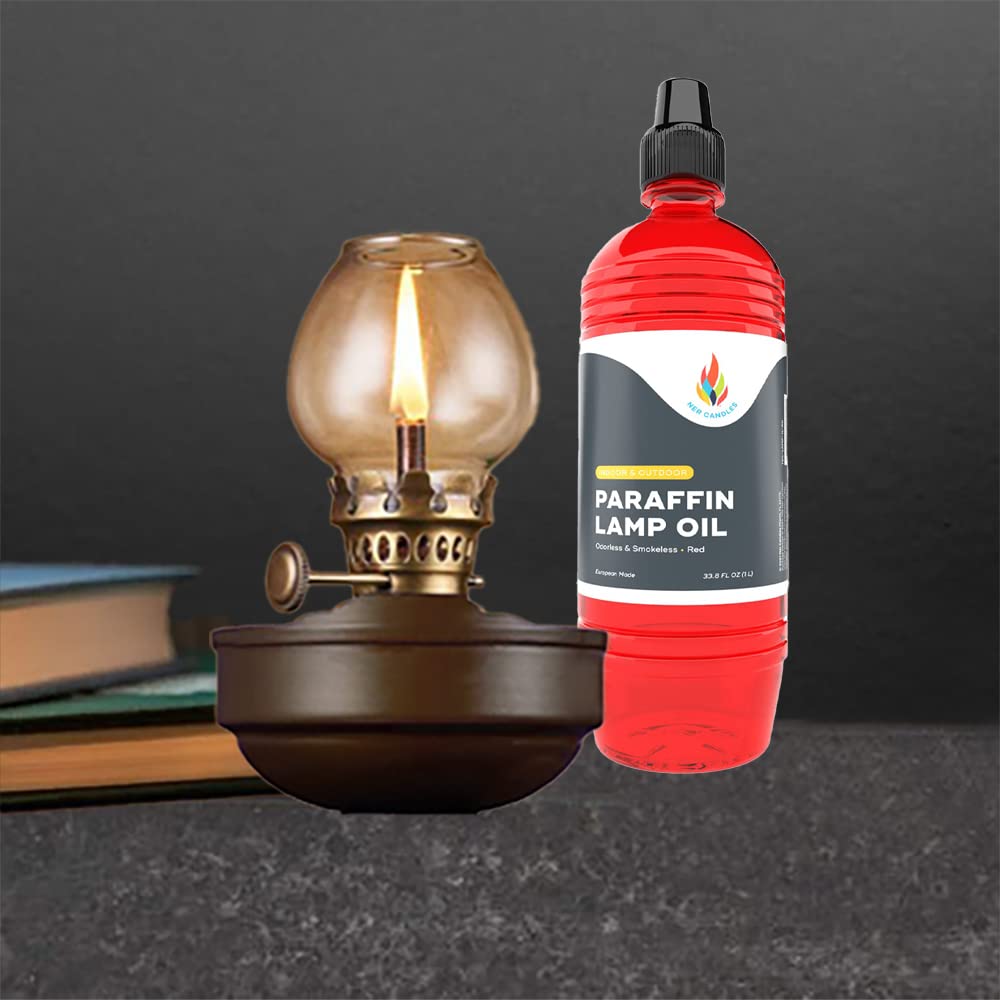 Liquid Paraffin Lamp Oil - 1 Liter 99% SMOKELESS & ODORLESS