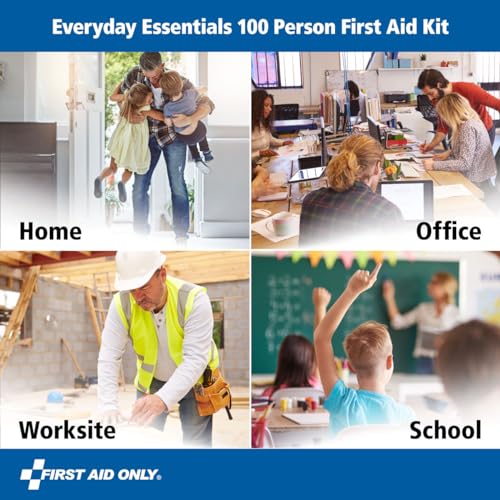 OSHA-Compliant All-Purpose 100-Person Emergency First Aid Kit, 335 Pieces