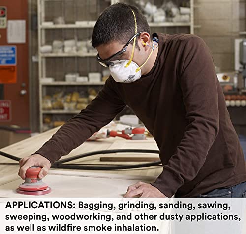 [20 PCS] 3M Personal Protective Equipment Particulate Respirator 8210, N95