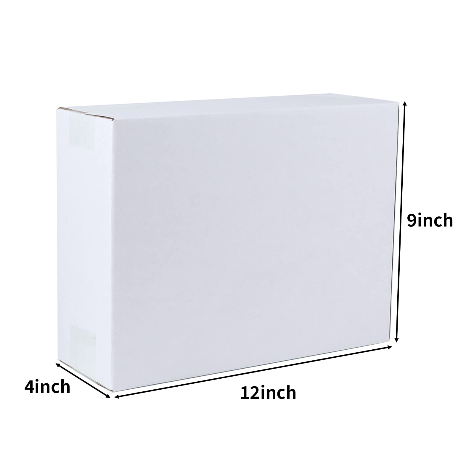 White Corrugated Cardboard Box (Set of 25)