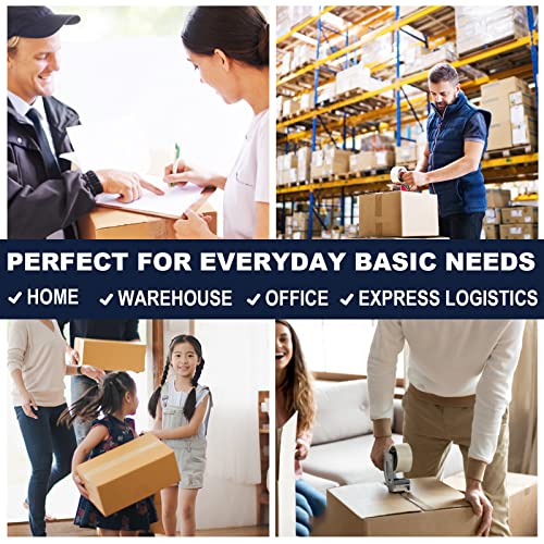 36 Rolls Heavy Duty Packaging Tape - 1.88 in & 2 in Wide, 65 Yards Per Roll, Total 2340 Yards