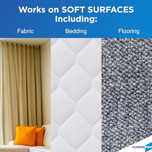 CloroxPro 4 in One Disinfecting Cleaner, Industrial Cleaning, 14 Ounce Spray Can, (12 Pack)