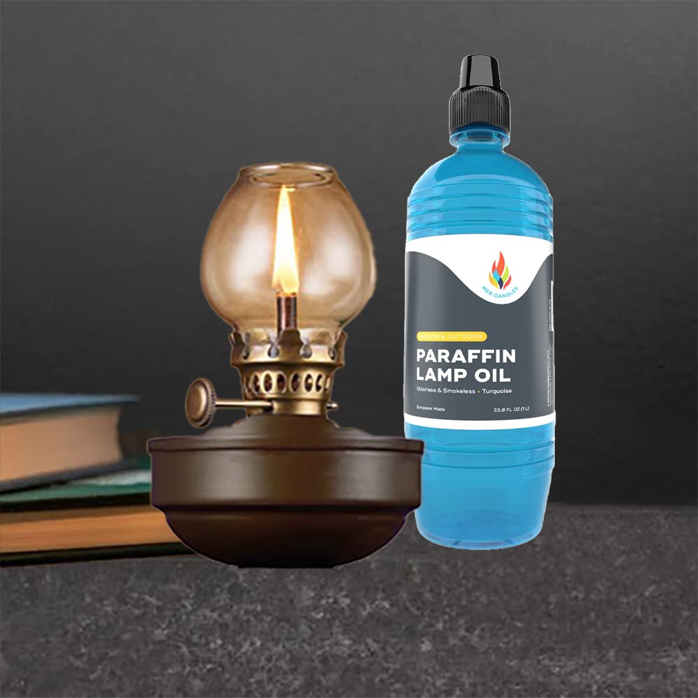 Liquid Paraffin Lamp Oil - 1 Liter 99% SMOKELESS & ODORLESS