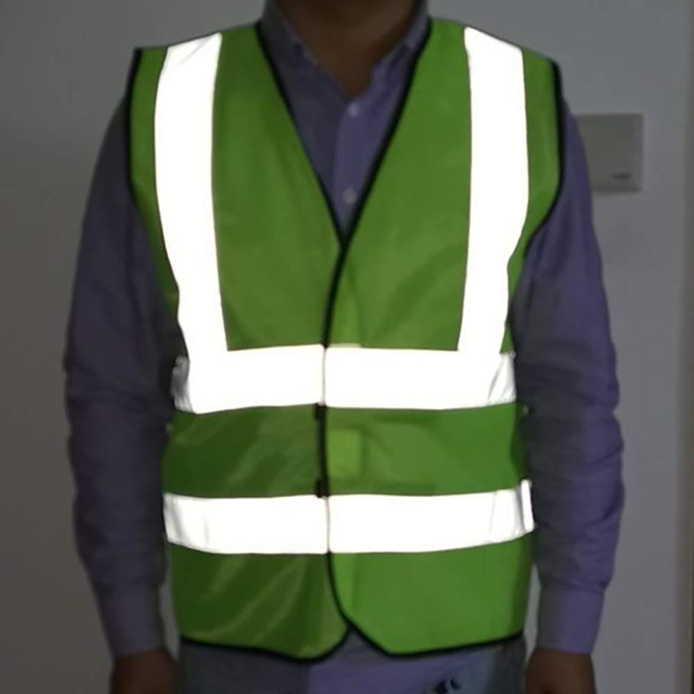 [12 Packs] Normal Visibility Safety Vests, Adjustable Size, Thin & Lightweight Fabric