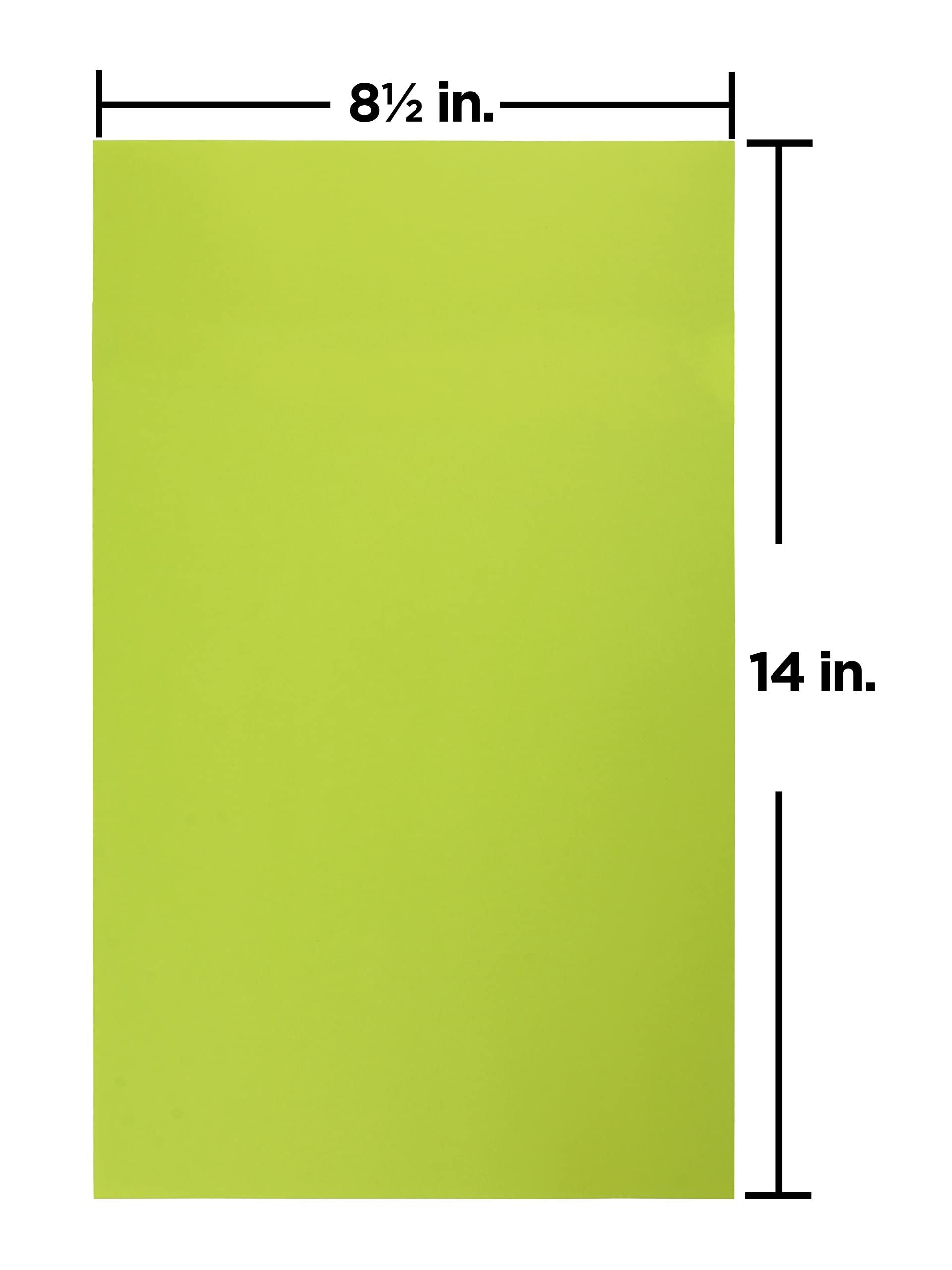 JAM PAPER Legal Colored 24lb Paper - 8.5 x 14 - Recycled - 100 Sheets/Pack