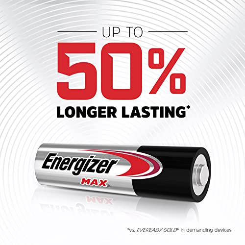 Energizer AA Batteries, Max Double A Battery Alkaline, 20 & 24 Count