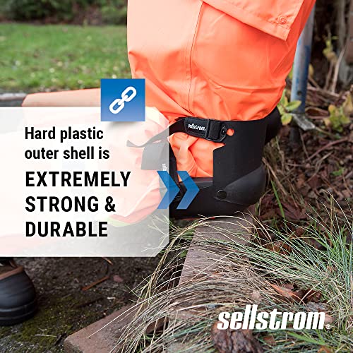 [1 Pair] Knee Pads w/ Built-In Gel Pack for Max Comfort & Durability, Mesh Bag Included