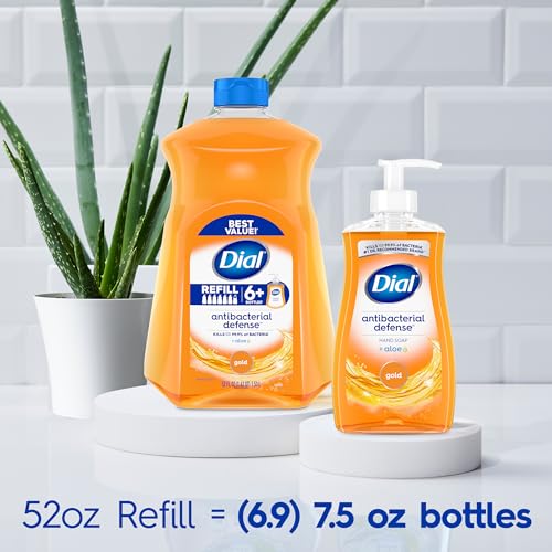 Dial Liquid Hand Soap Refill, 52 Fluid Oz (Pack of 3)