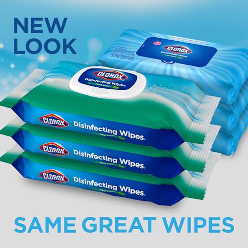[225 Sheets x 3 Pack] Clorox Disinfecting Wipes, Bleach Free Cleaning Wipes, Fresh Scent