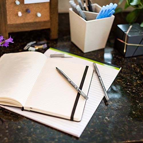 BIC PENS Large Bulk Pack of 240 Ink Pens, 120 Black & 120 Blue Pens in Box Combo Pack