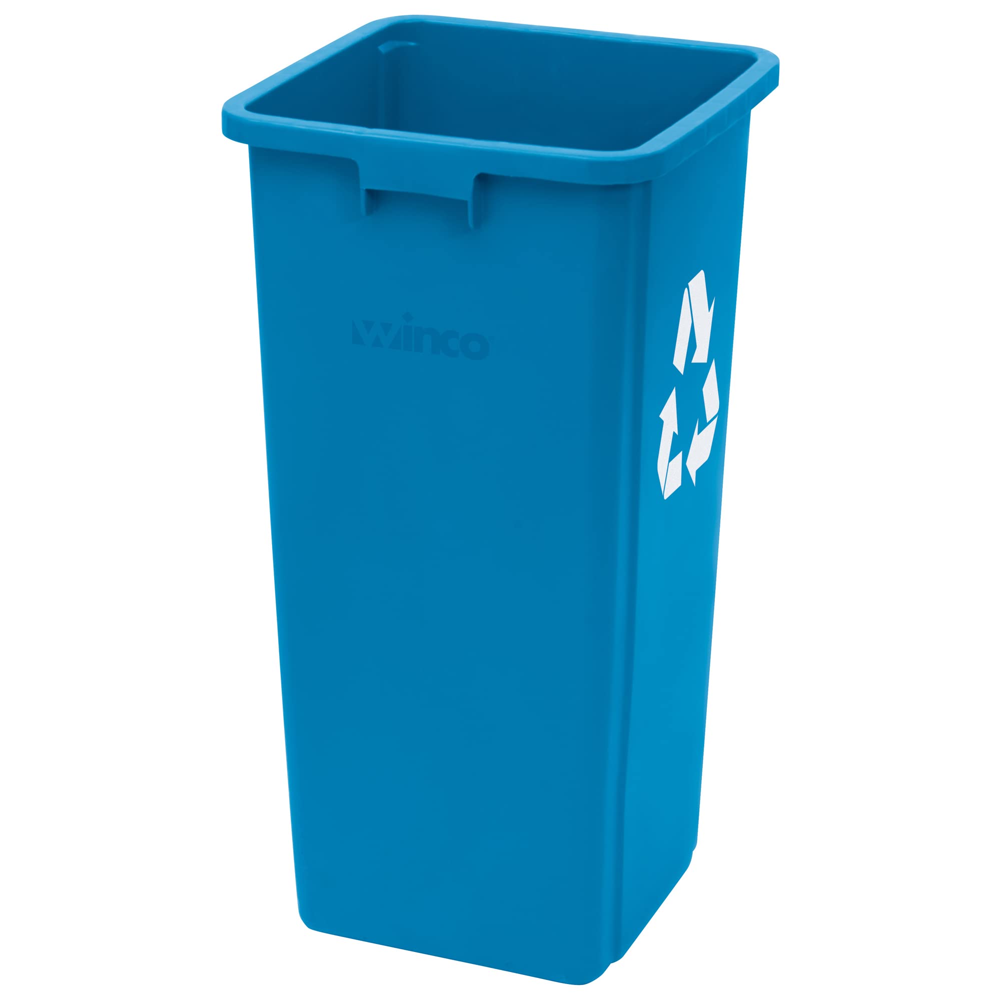 Winco Square Trash Can, 23 & 35 Gallon