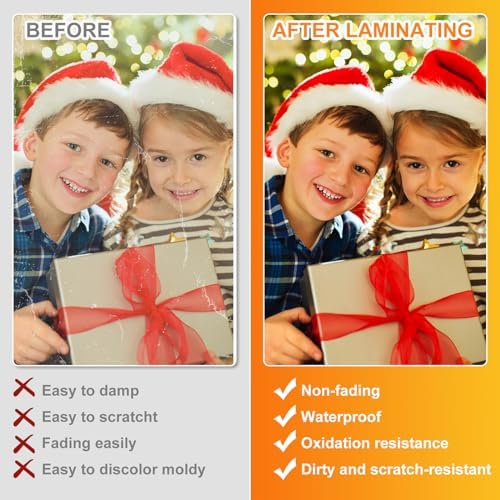 [150/300/500 Pack] Thermal Laminating Pouches, 3 Mil,9 x 11.5 Inches