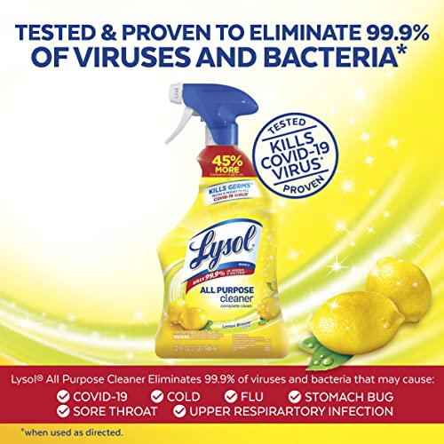 Lysol All-Purpose Cleaner, Sanitizing and Disinfecting Spray, To Clean and Deodorize