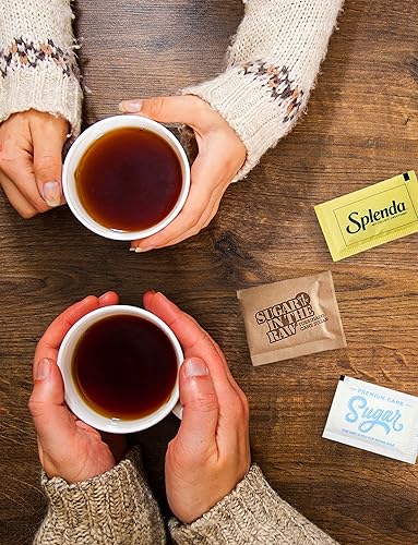 [250 Packs] Sugar and Sweetner Assortment Packets