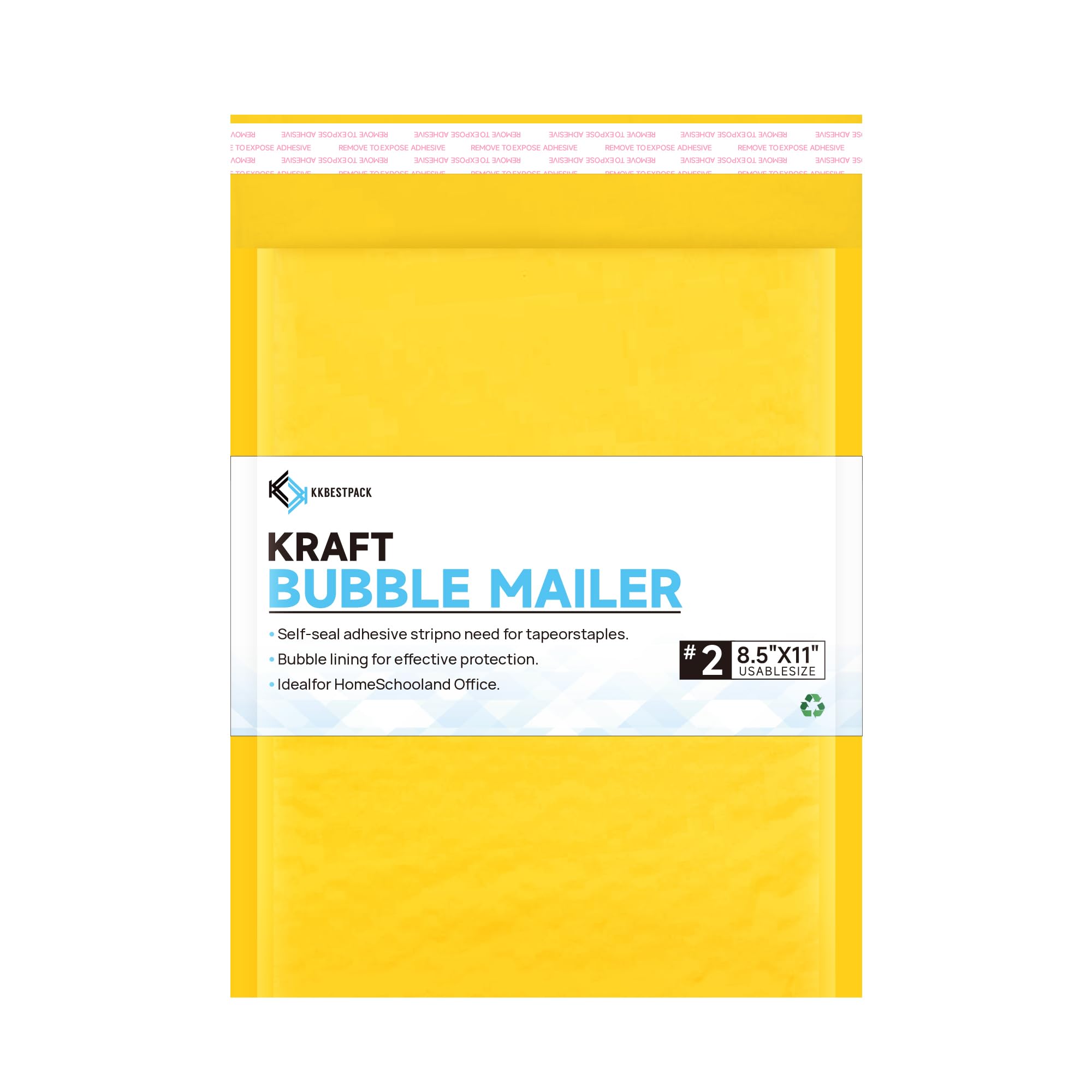 [25/100/250 Pack] Kraft Bubble Mailers #0 (6"x9") & #2 (8.5"x11"),