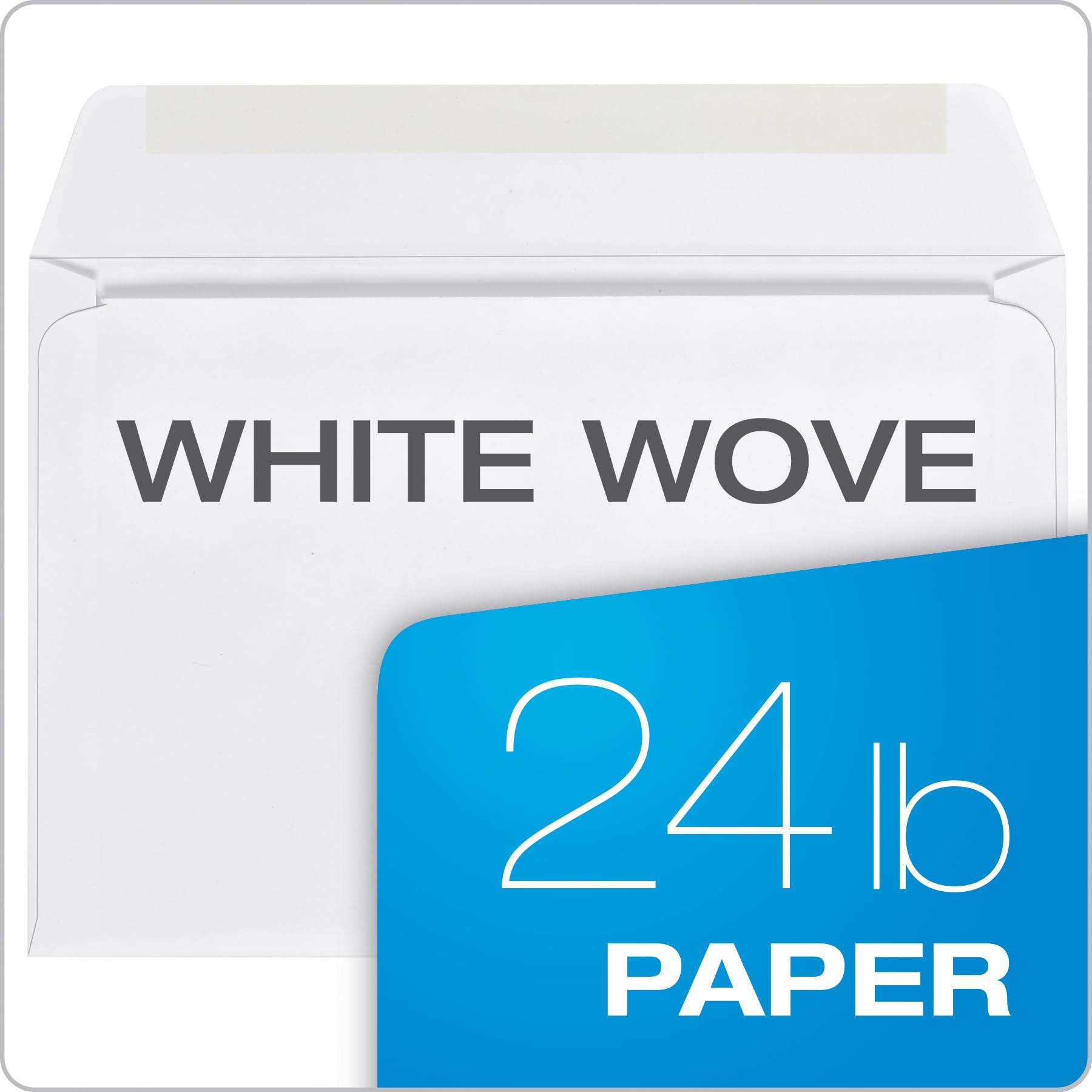 [100 Pack/Box] Columbian No Window Envelopes, 6 x 9 Inches, White, Gummed Closure (COLO915)