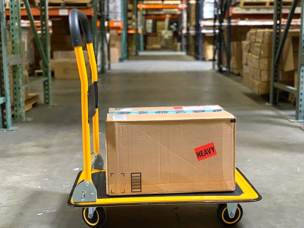 80876- Foldable Platform Truck Push Dolly 330 lb. 28.75" x 18.75" x 33"