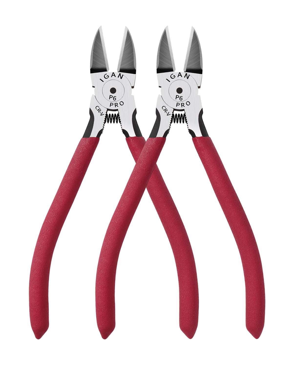 P6 6-inch Ultra Sharp & Powerful Side Cutter Clippers with Longer Flush Cutting Edge