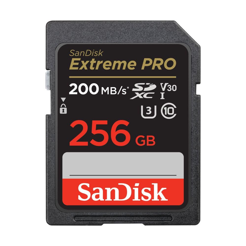[32 / 64 / 128 / 256 / 512GB / 1TB] Extreme PRO SDHC UHS-I Memory Card - C10, U3, V30, 4K UHD, SD Card