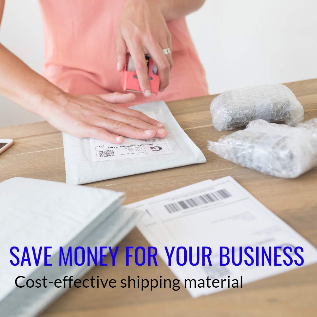 2-Pack Bubble Cushioning Wrap Rolls, 3/16" Air Bubble, 12 Inch x 72 Feet