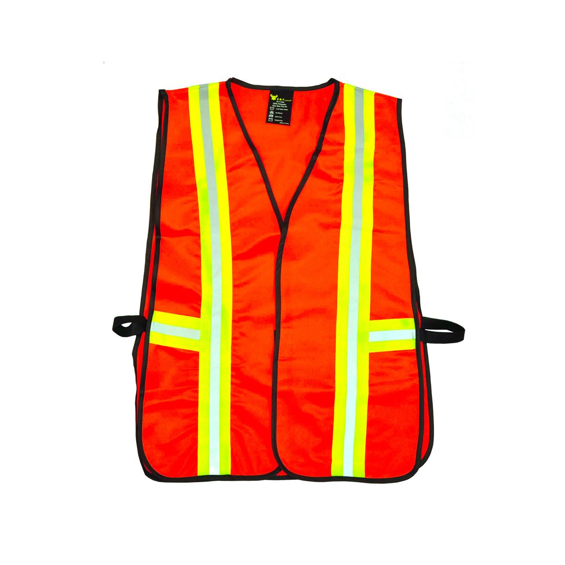 [1 / 20 Packs] Industrial Safety Vest with Reflective Stripes
