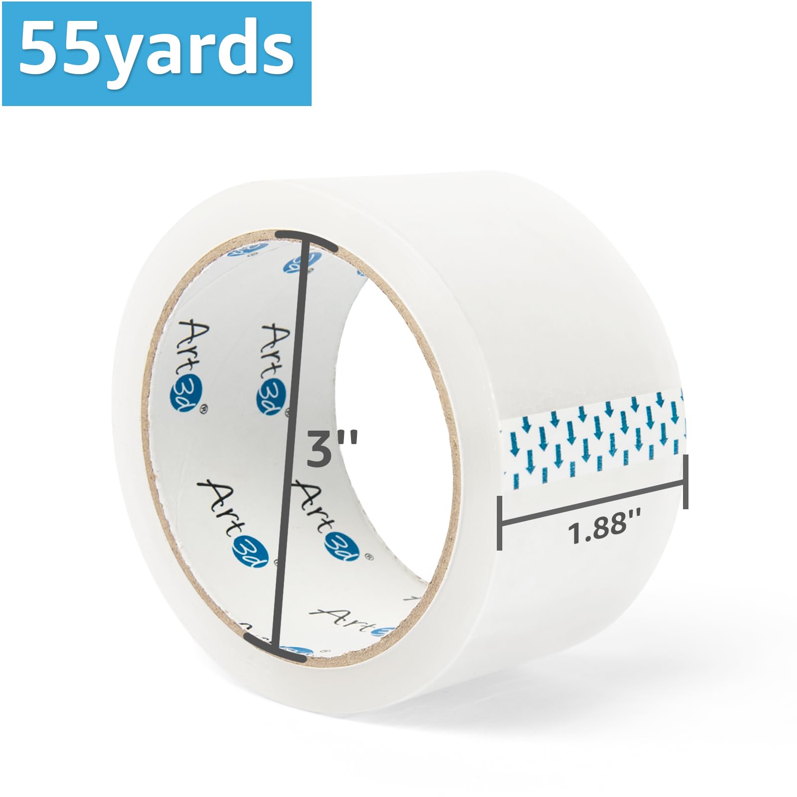 Carton Sealing Tape Heavy Duty, Clear Packing Tape