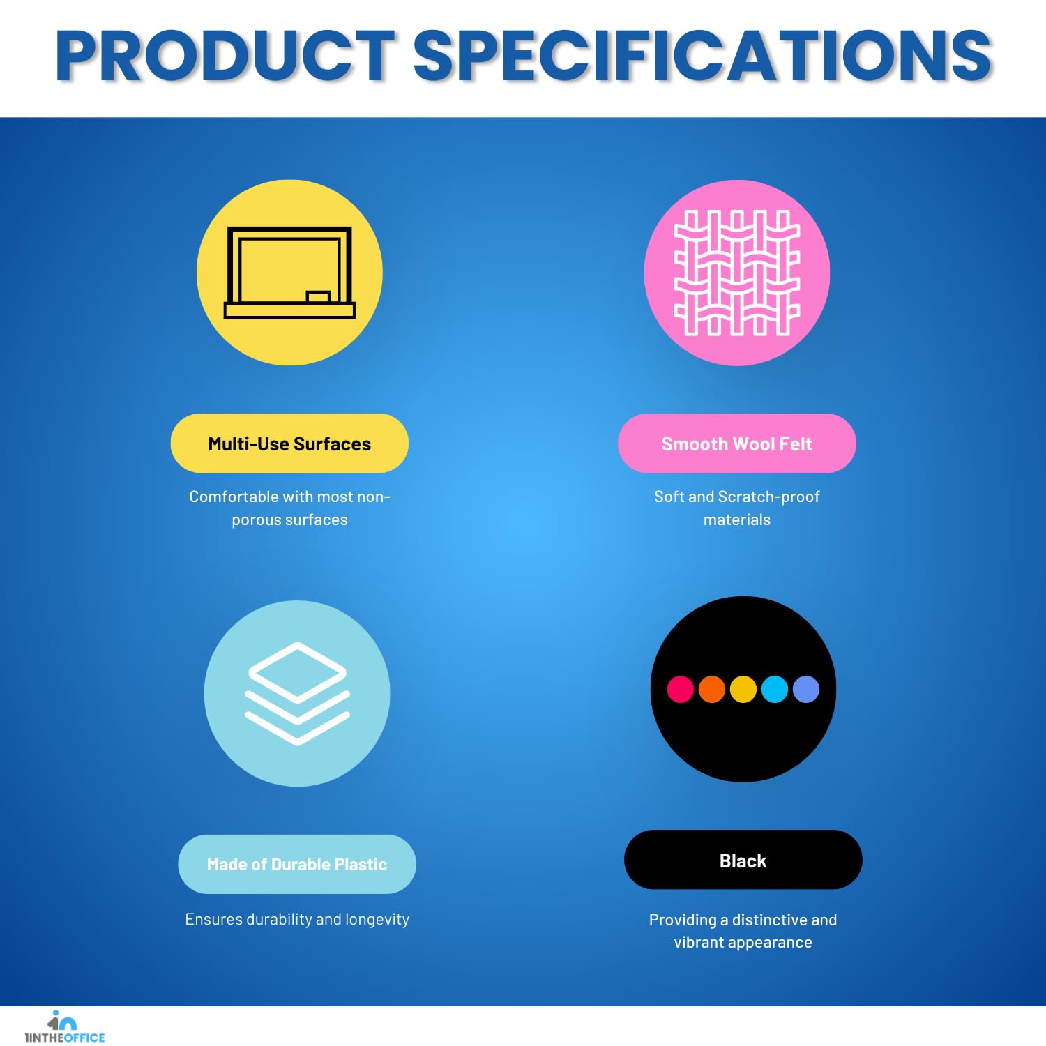 [2 Packs] Dry Erase Eraser, Whiteboard Eraser, Chalkboard Eraser