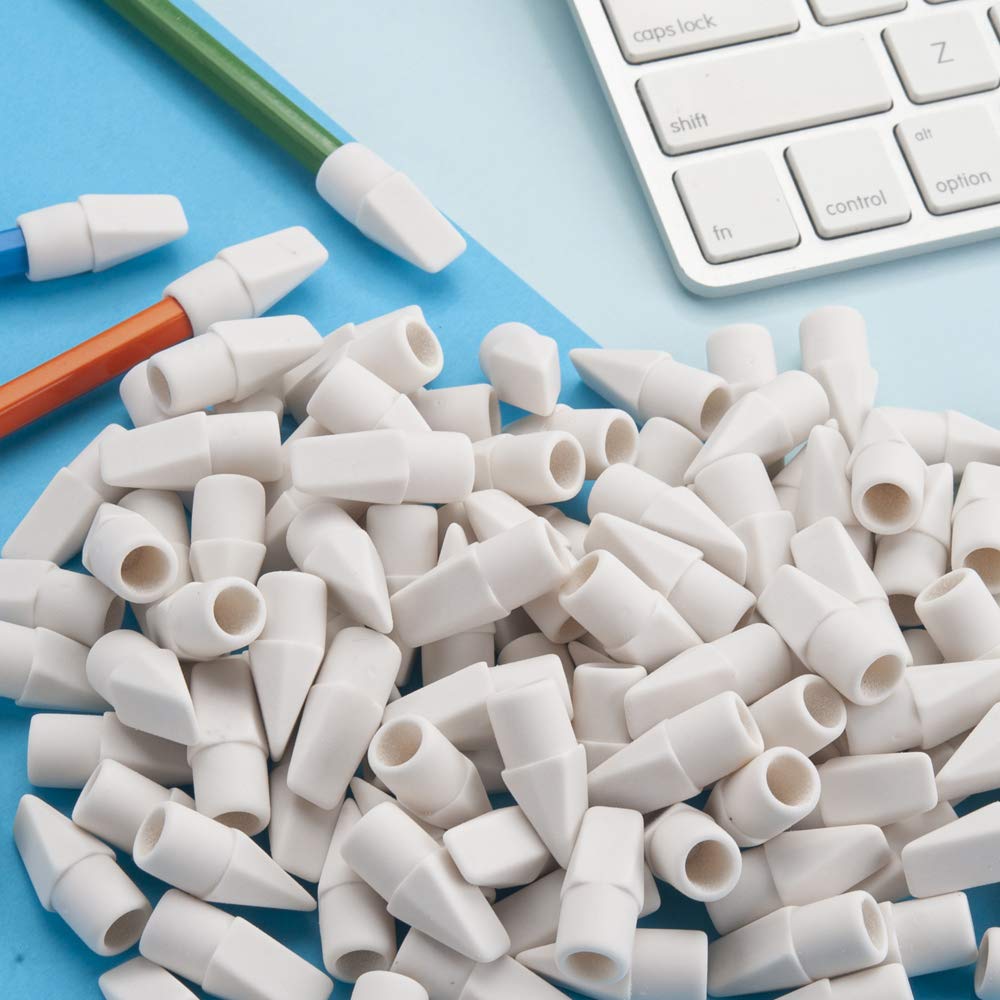 120 Pack Pencil Erasers, Pencil Top Erasers, 7 Colors