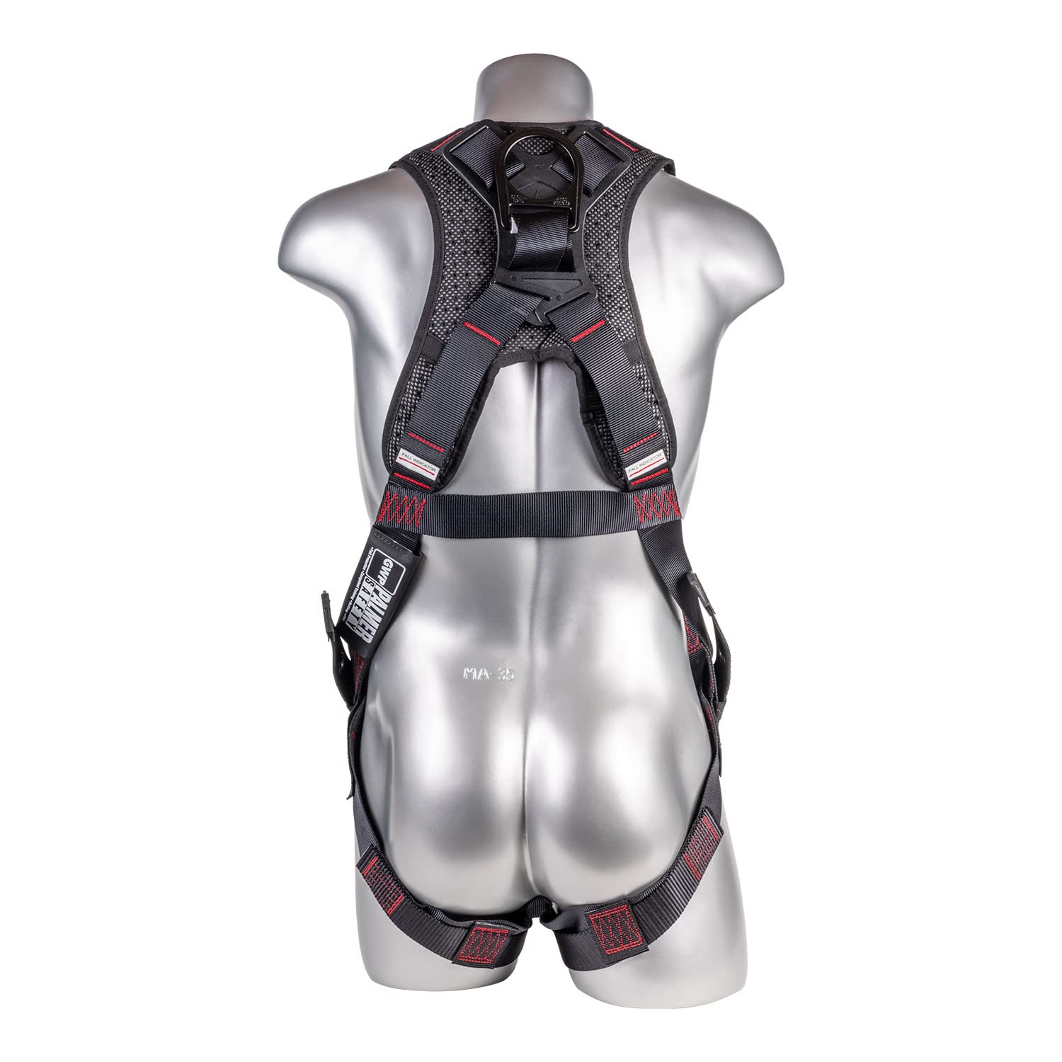 [1 Pack] Fall Protection 5pt Safety Harness w/ OSHA ANSI Compliant Personal Equipment