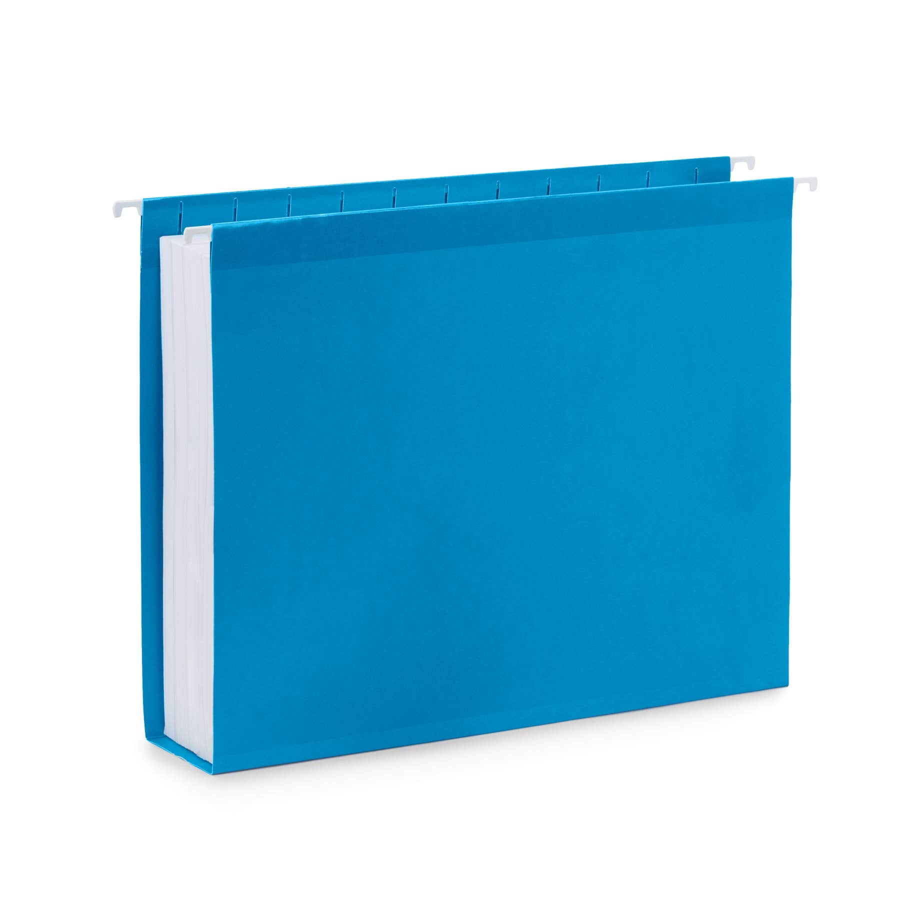 [50 Pack] 2" Expanding Hanging File Folders, Letter Size Filing Folders